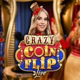 Crazy Coin Flip slot icon by Evolution, available at Stakeprix Casino