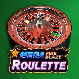 Mega Fire Blaze Roulette slot logo by Playtech at Stakeprix Casino